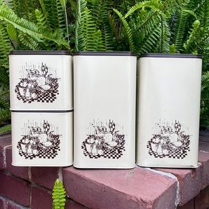 Vintage Ekco canister set